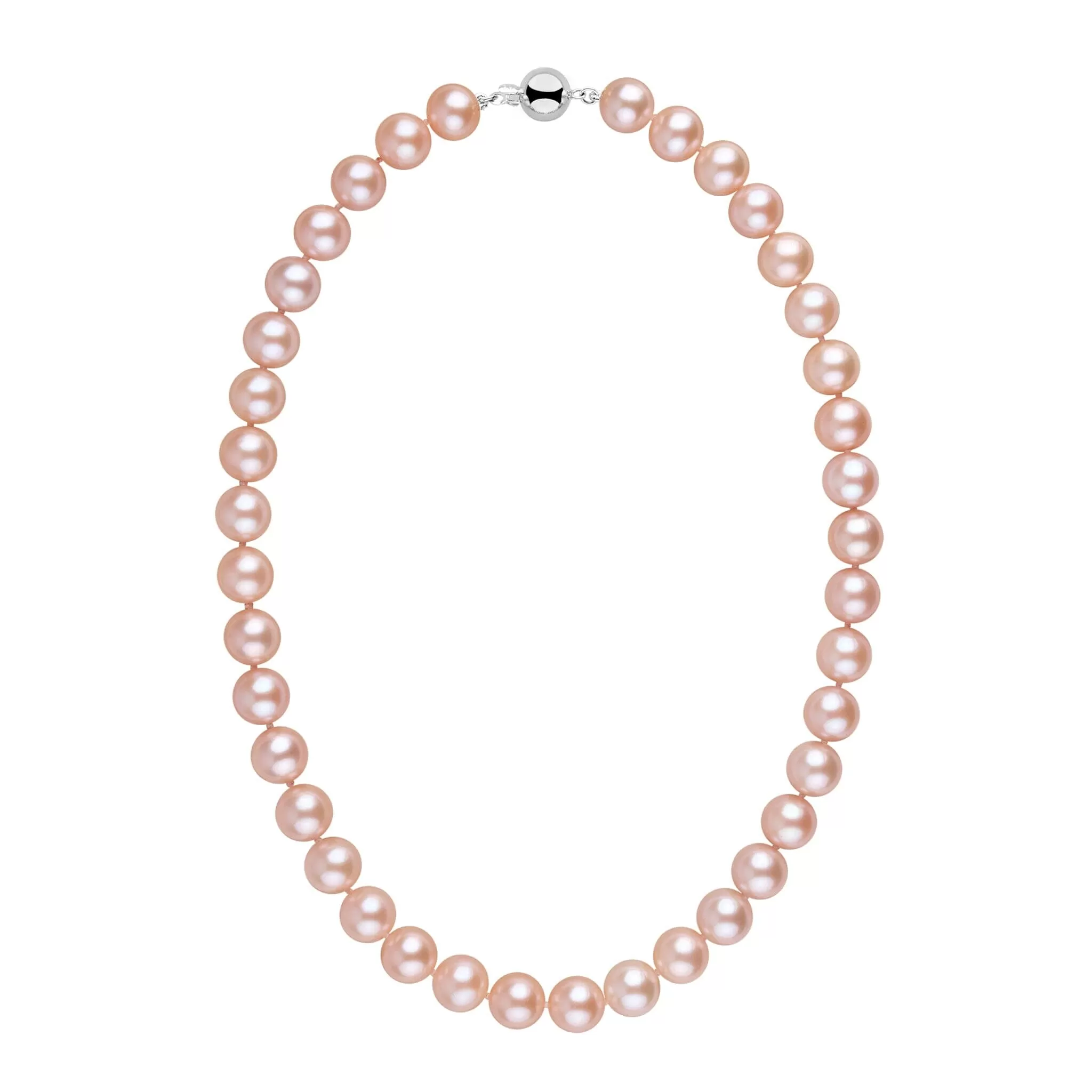 10.5-11.5 mm 18 inch AAA Pastel Peach Freshwater Pearl Necklace