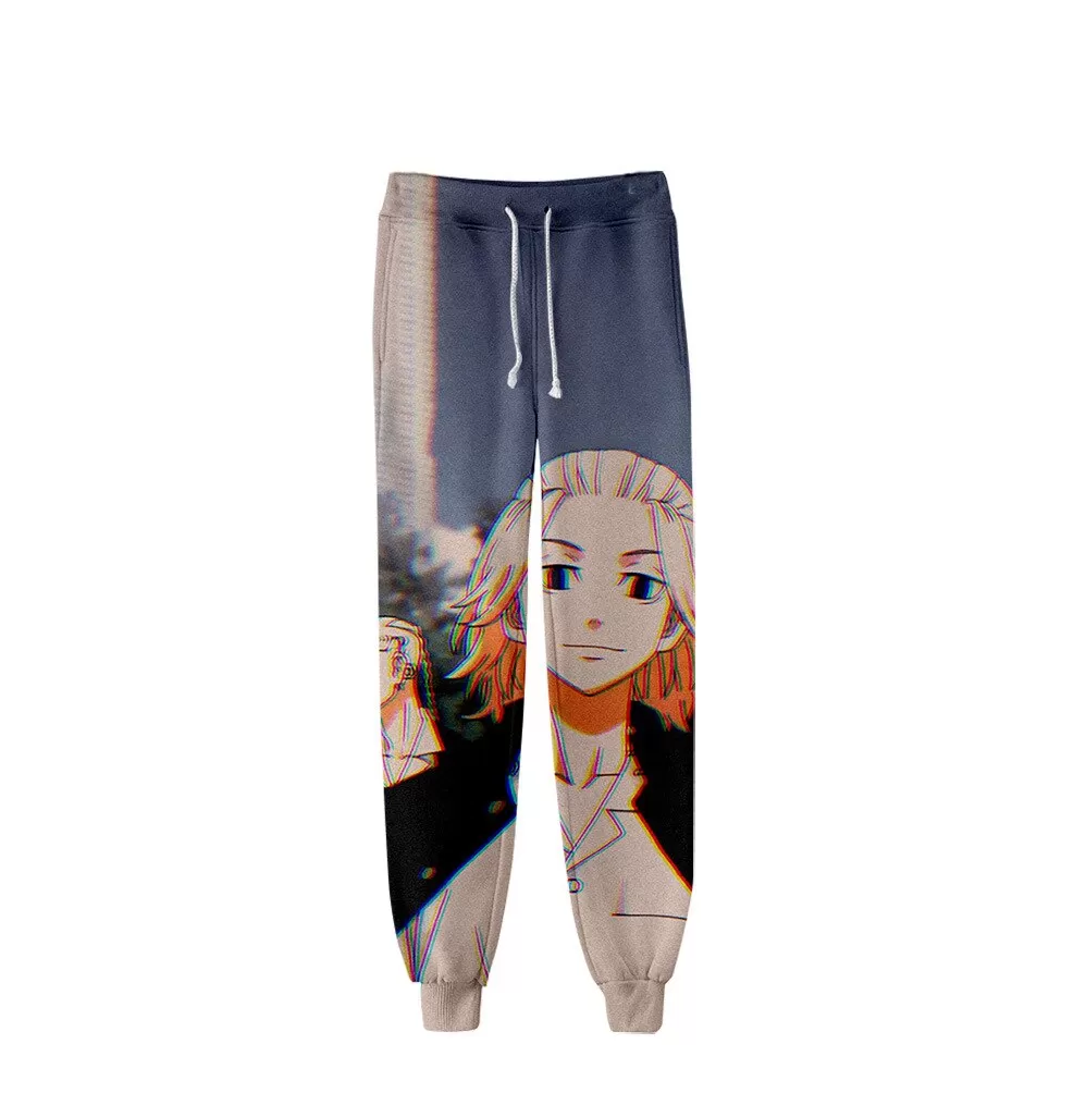 Anime 3D Pants New Printing Tokyo Revengers Manjiro Sano Draken Casual Long Trousers Sweatpants