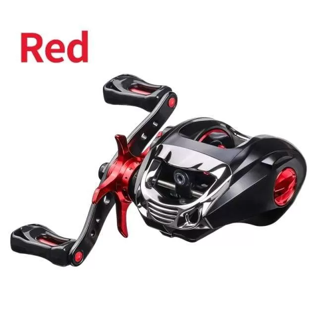 Baitcasting Reel BT2000 8kg Drag SFS Double Brake System Saltwater Reel 6.3:1 High Speed Metal Spare Spool Fishing Reel