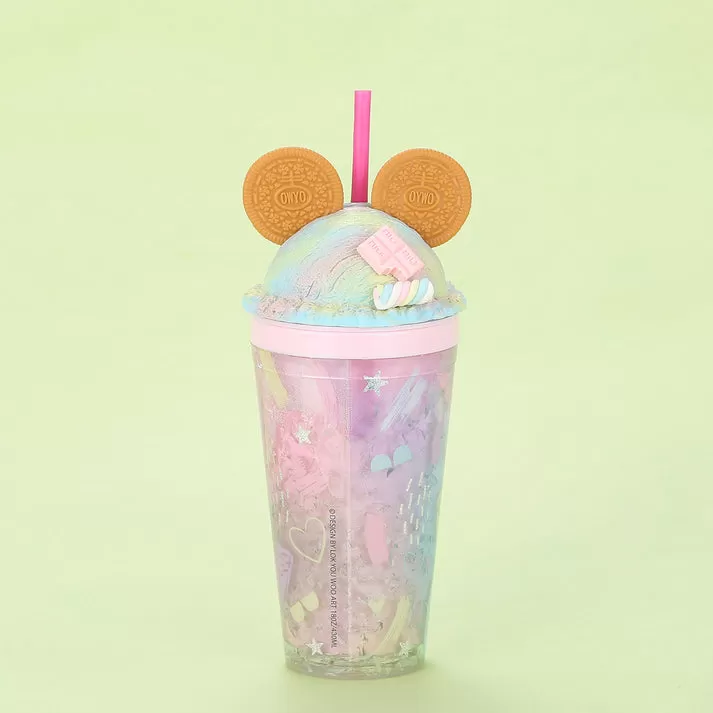 Bewaltz Cookie Mouse Ear Sweets Rainbow Tumbler - Pink