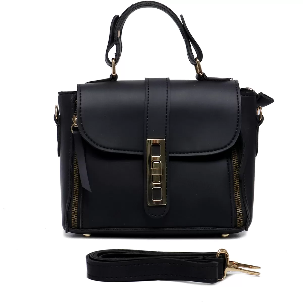 Black Casual Hand Bag P00P01182