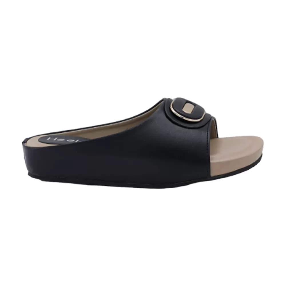 Black Casual Slipper 074125