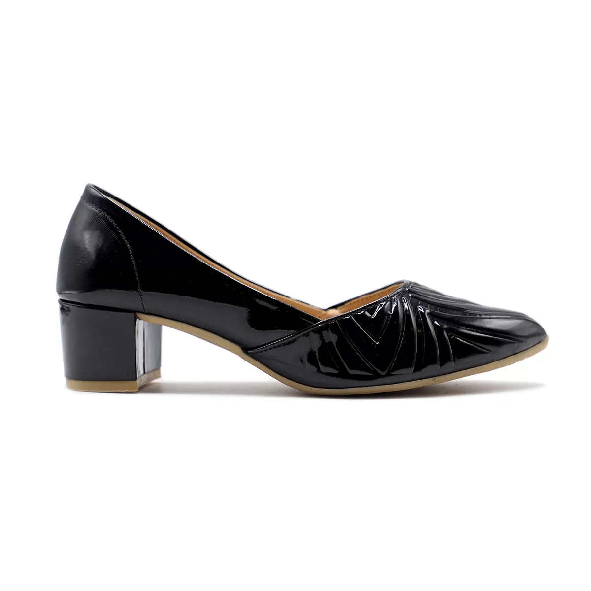 Black Formal Court Shoes 085457