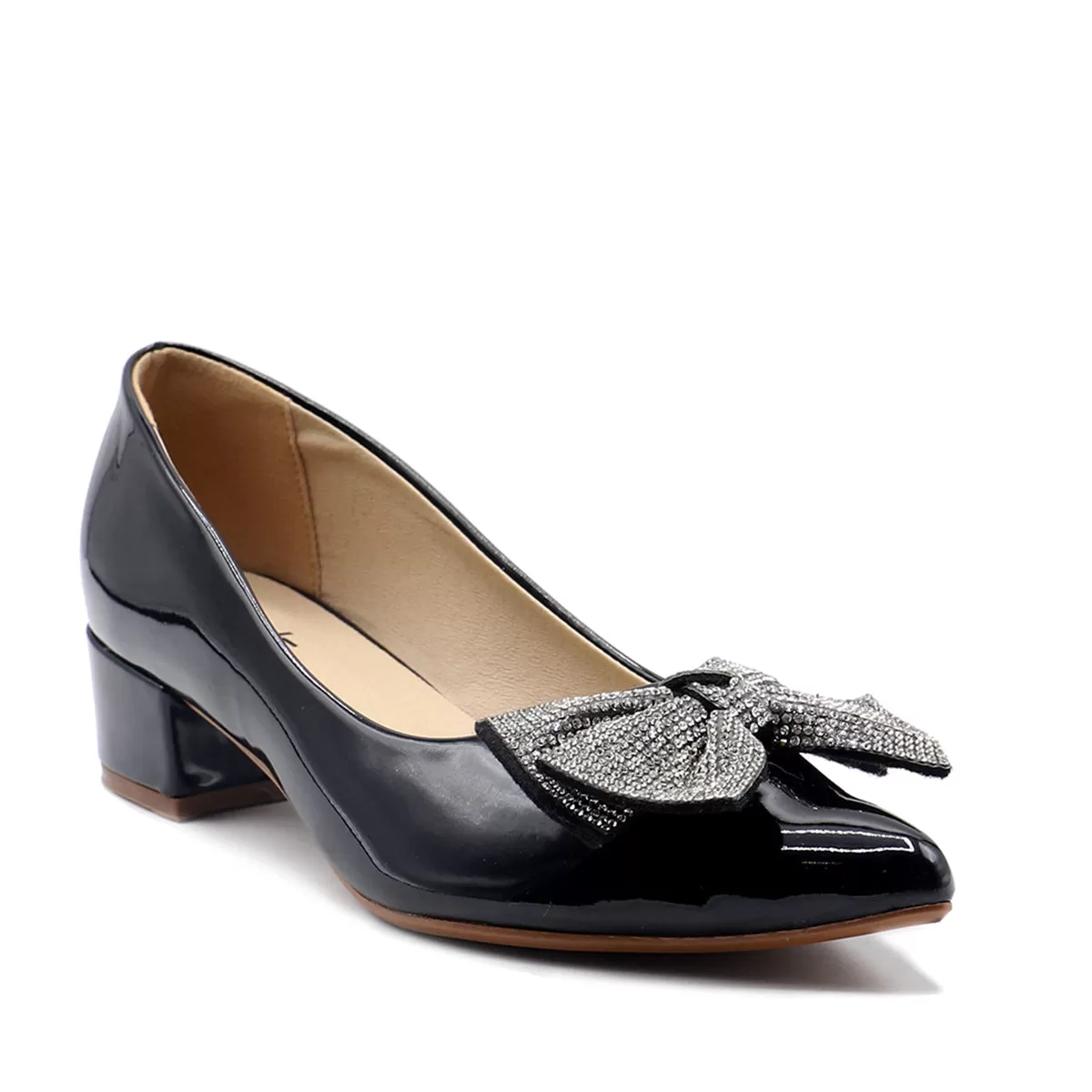 Black Formal Court Shoes 085467