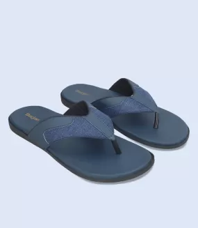 BM5463-NAVY-Men Casual Chappals