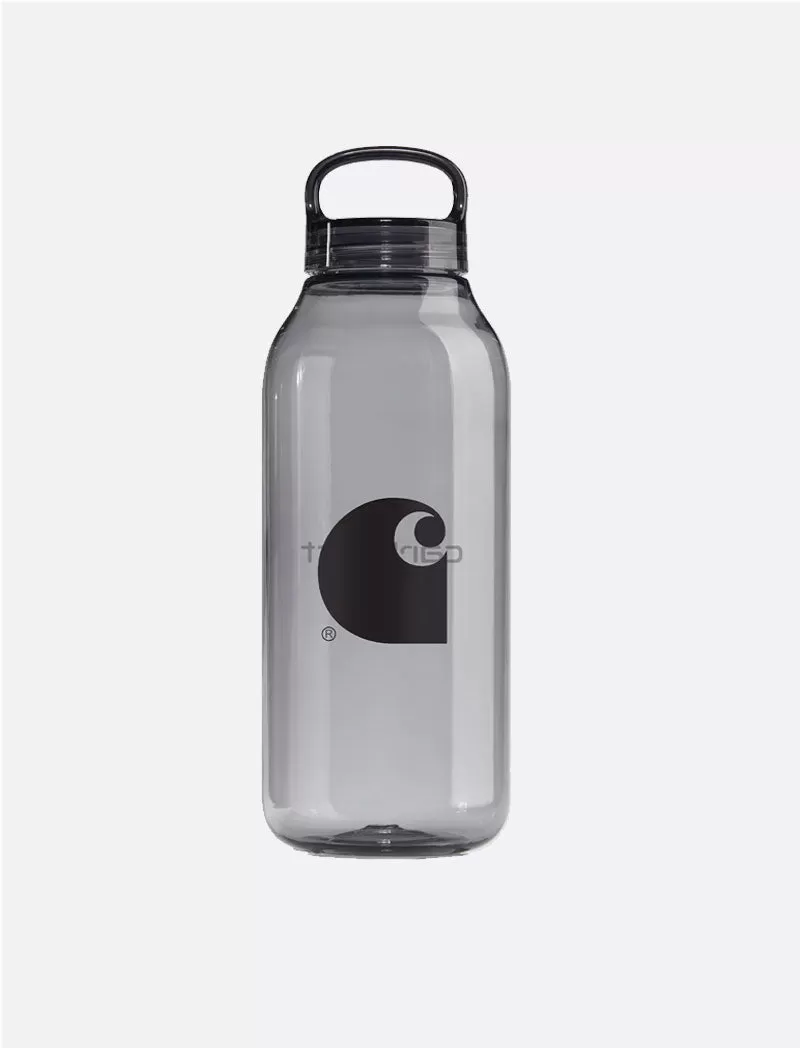 Carhartt WIP Logo Water Bottle Smoke