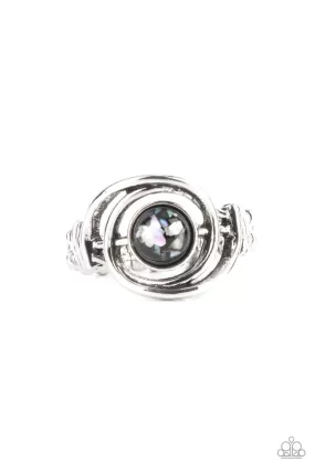 Celestial Karma Black Ring - Paparazzi Accessories