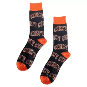 Cincy Cincinnati OH Word Bengal Stripe Socks