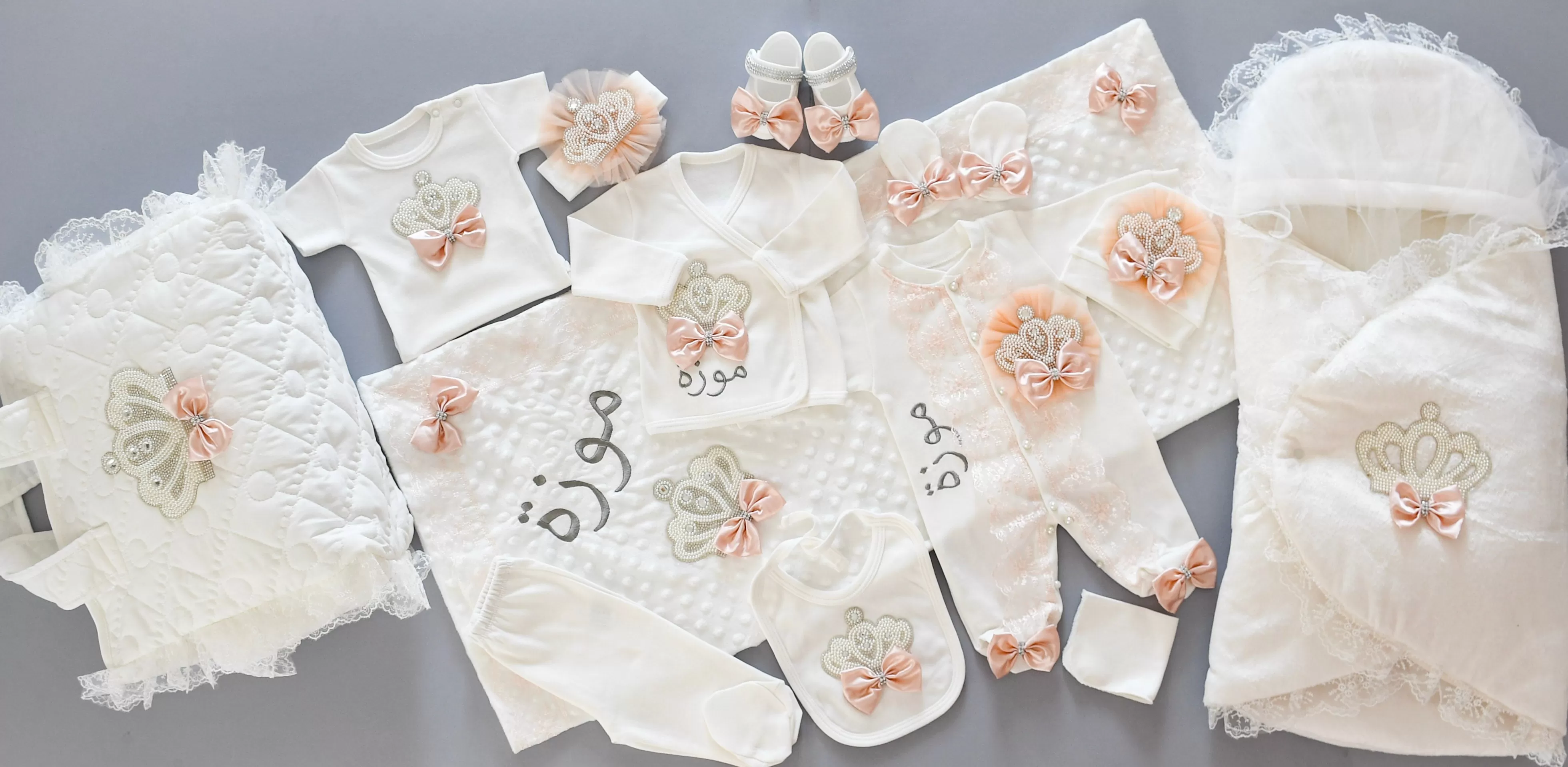 Coming Home Personalised Newborn Girl Set