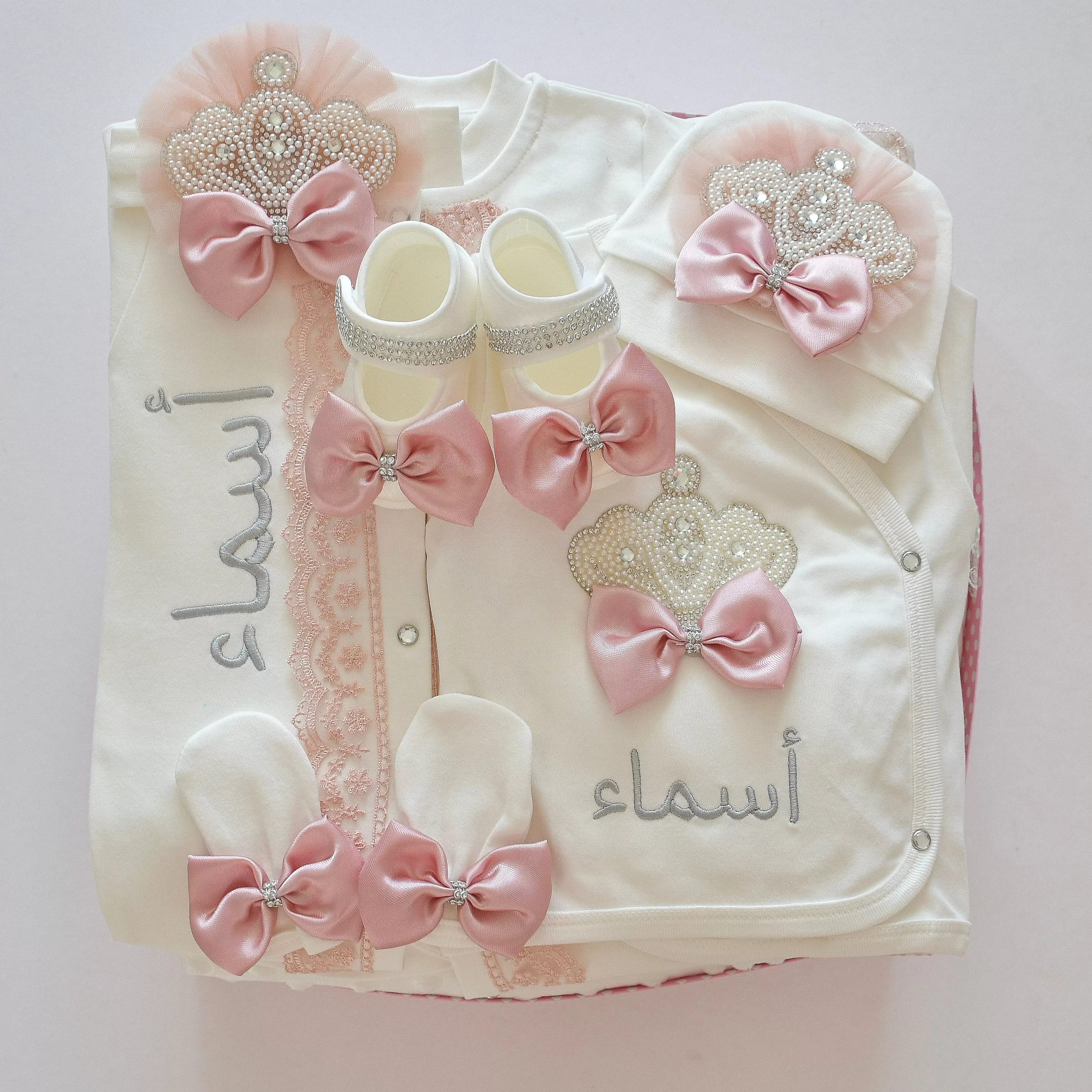 Coming Home Personalised Newborn Girl Set