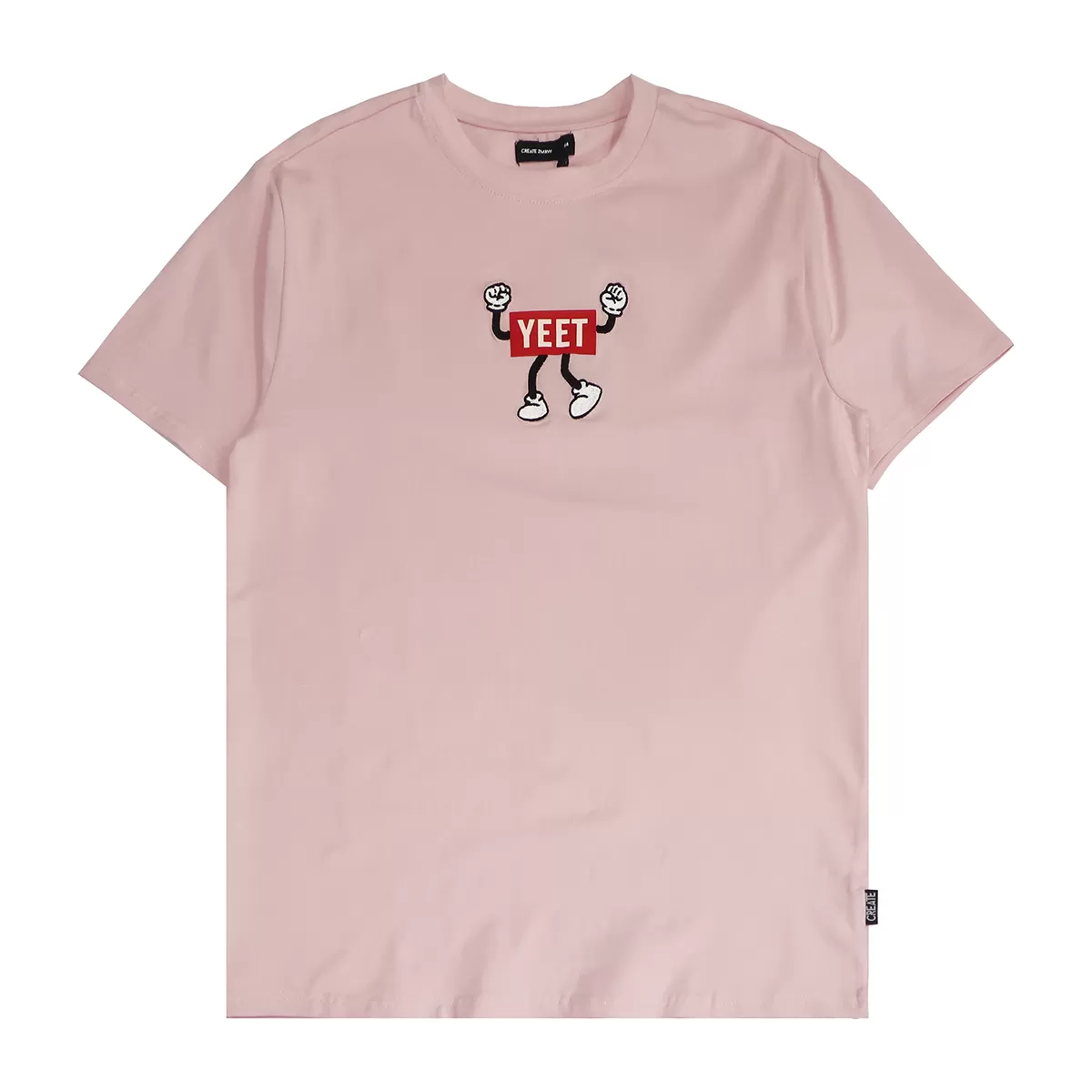 CREATE 2MRW LT PINK YEET TSHIRT CF2039