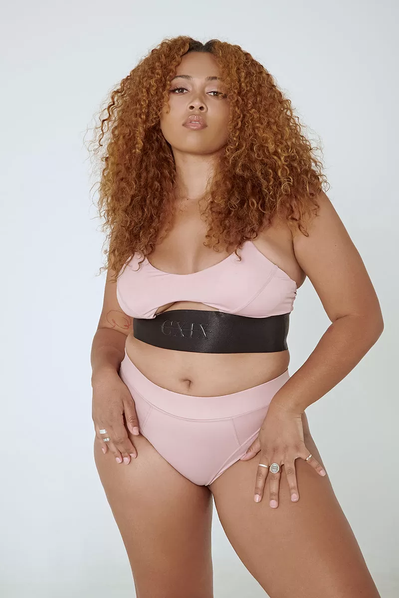 CXIX Riding Solo High Waist Bottoms - Pink