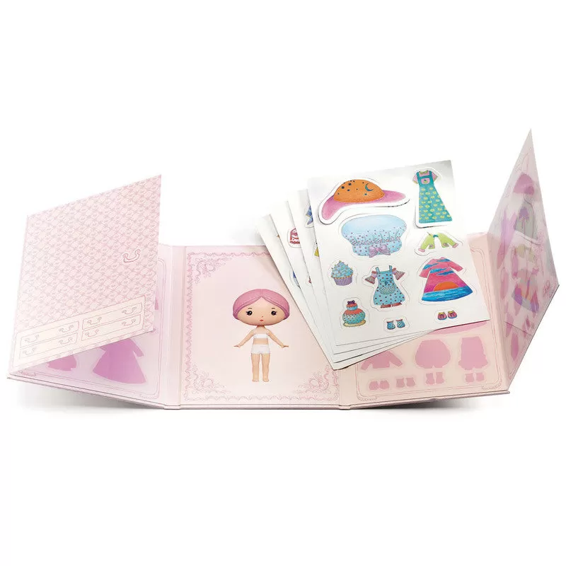 Djeco Mis Lilypink Tinyly Removable Stickers Set