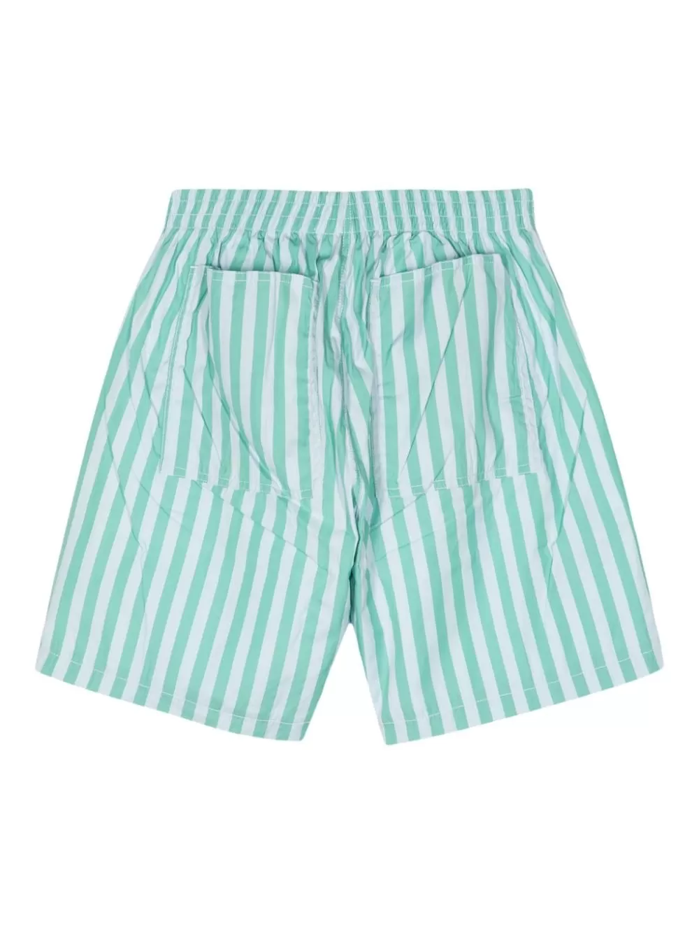 ELASTIC STRIPED SHORTS