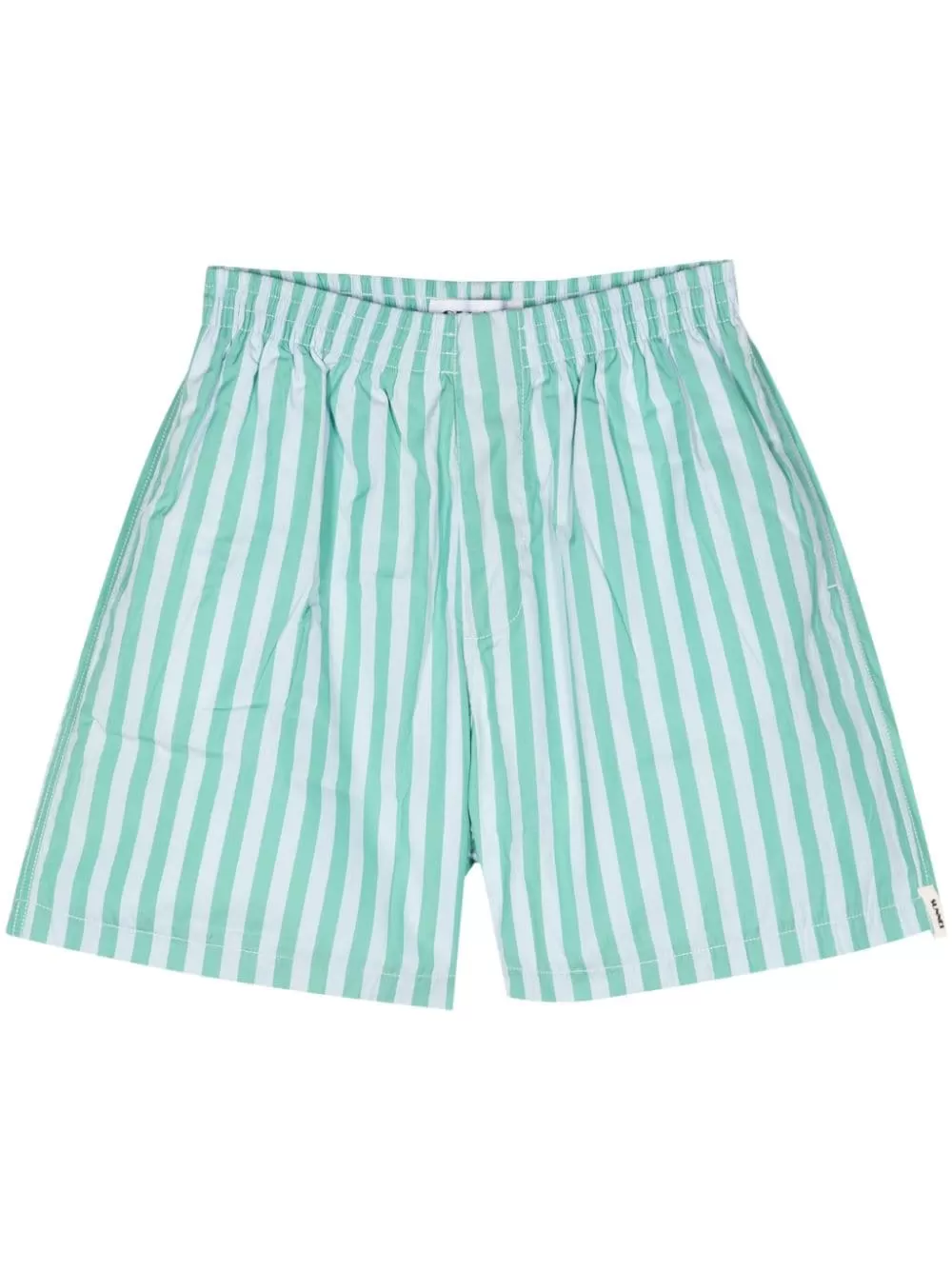 ELASTIC STRIPED SHORTS