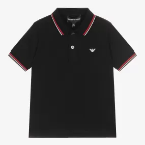 Emporio Armani Boys Black Polo _ 8N4FB3-1JPTZ