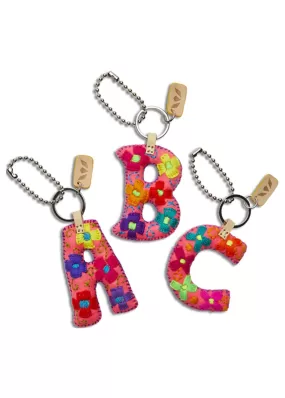 Felt Alphabet Charm by Consuela - Pink