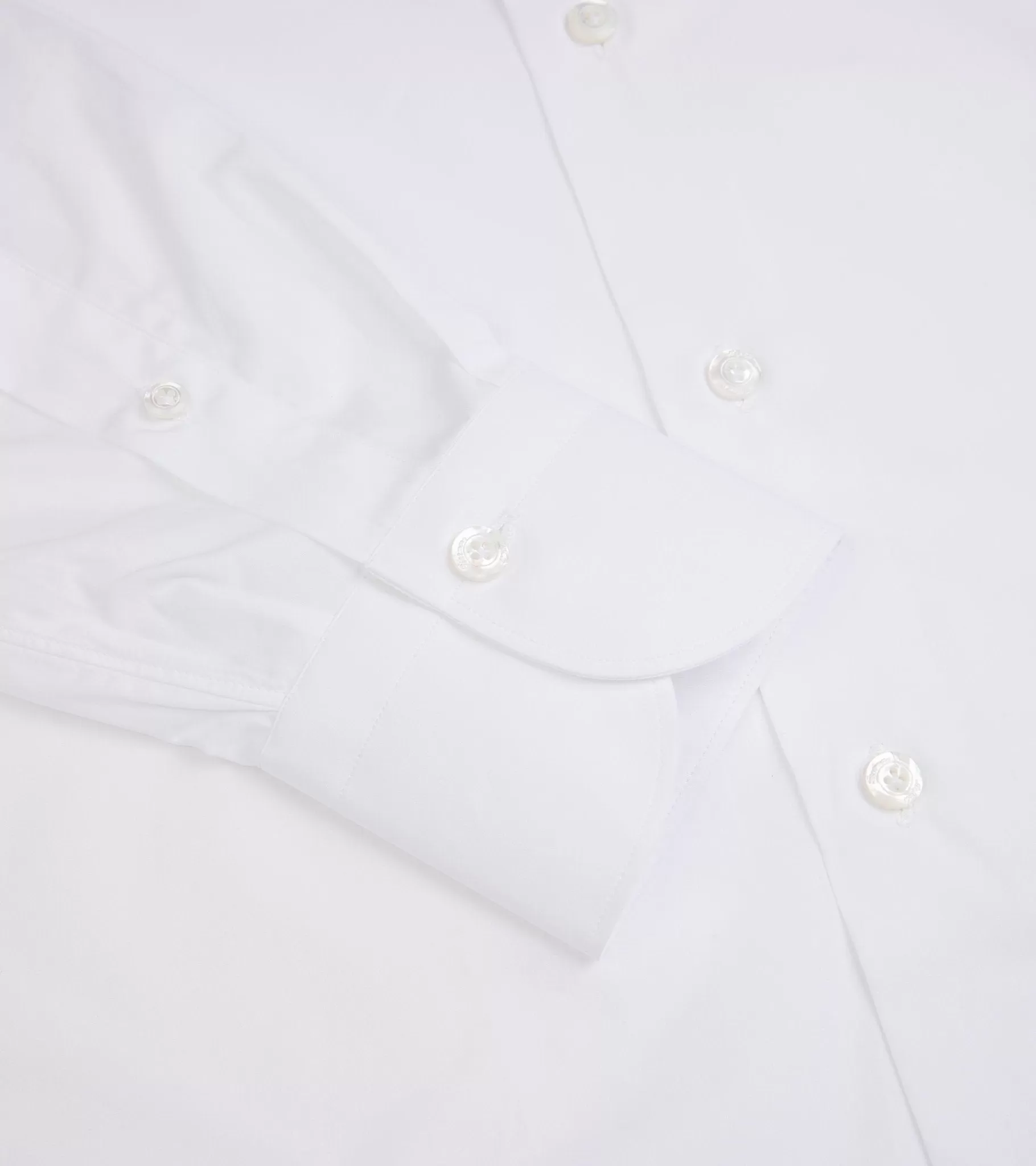 Finamore Milano Eduardo 170 Giza Cotton Formal Shirt: White