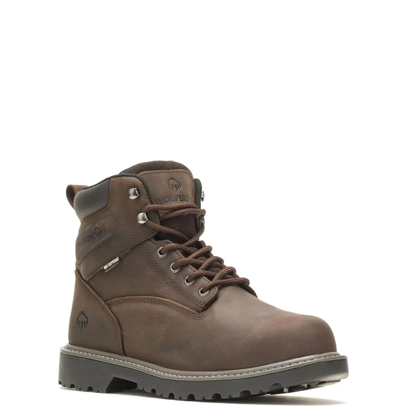 Floorhand Met Men's Steel-Toe Work Boots Dark Coffee