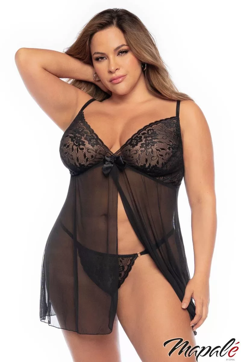 Flyaway Mesh Babydoll