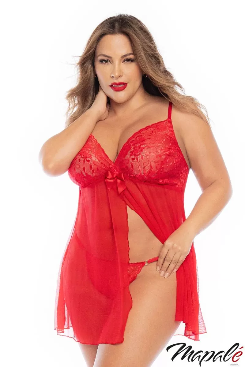 Flyaway Mesh Babydoll