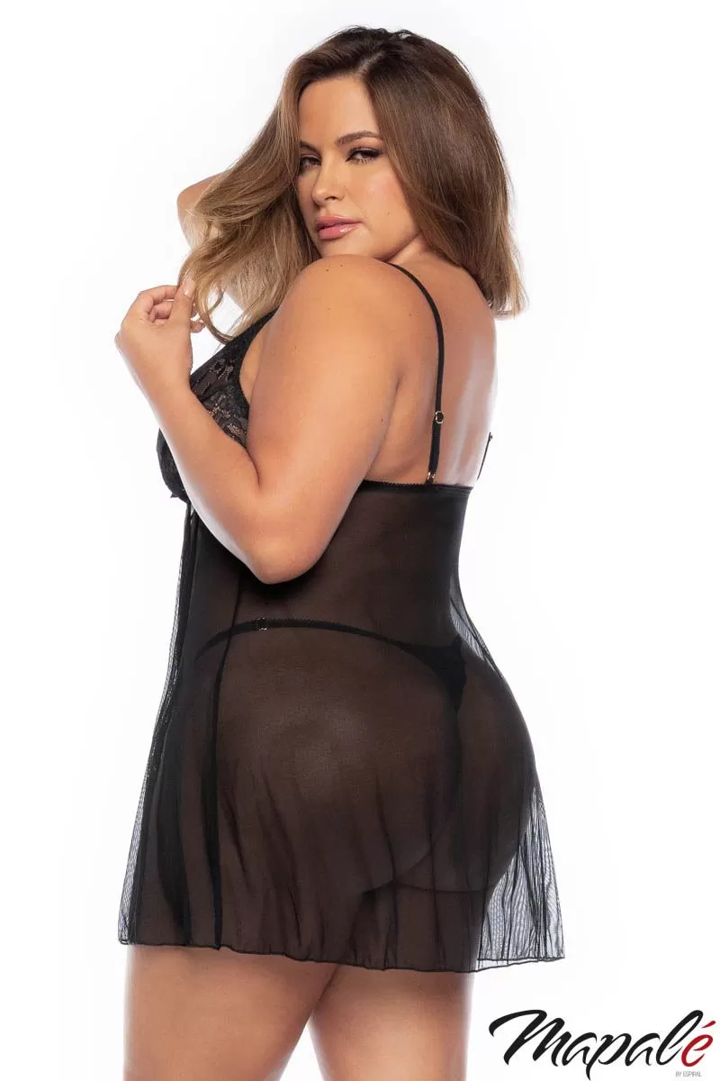 Flyaway Mesh Babydoll