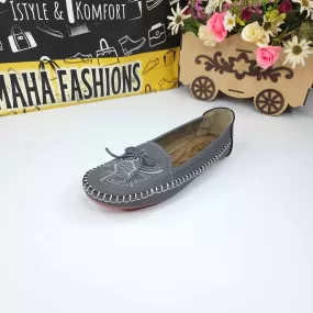 Grey Casual Pumps