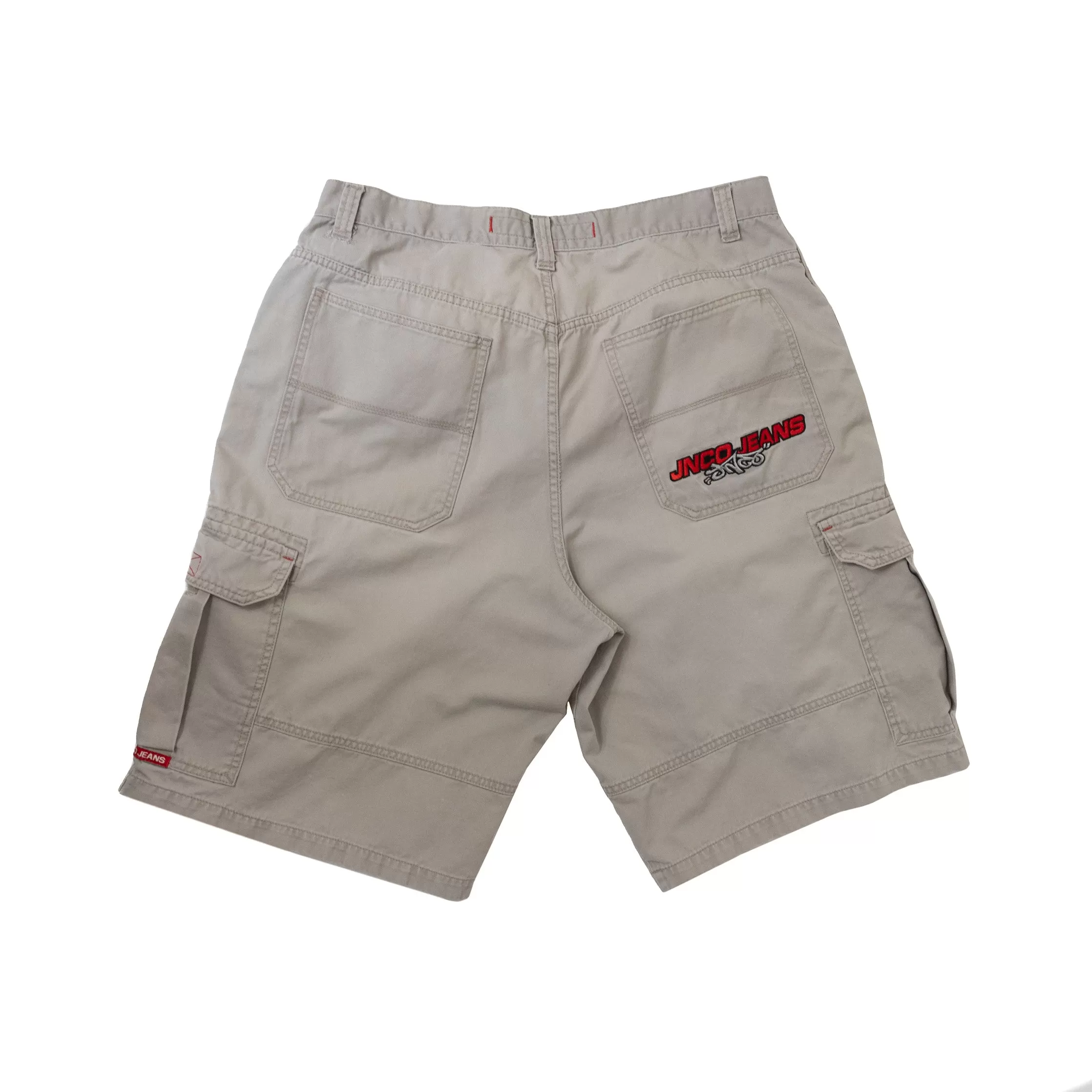 JNCO Beige Cargo Jorts