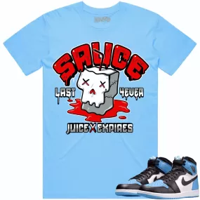 Jordan 1 UNC Toe 1s Shirt to Match - RED SAUCE