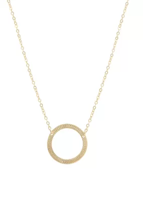 Lillia Open Circle Necklace