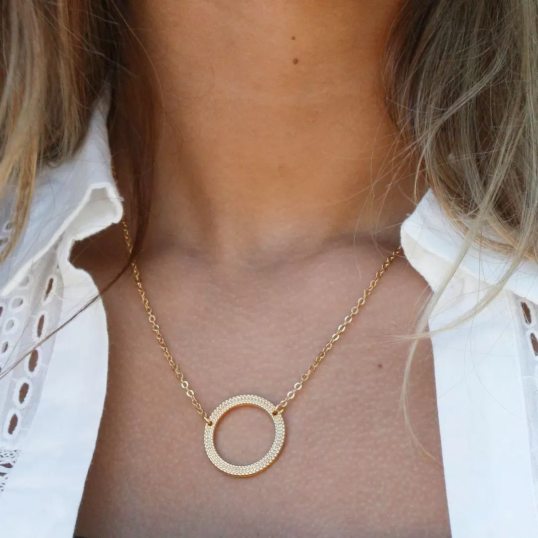 Lillia Open Circle Necklace