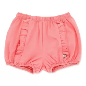 Little Foodie Baby Girl Ruffle Shorts (Pink)