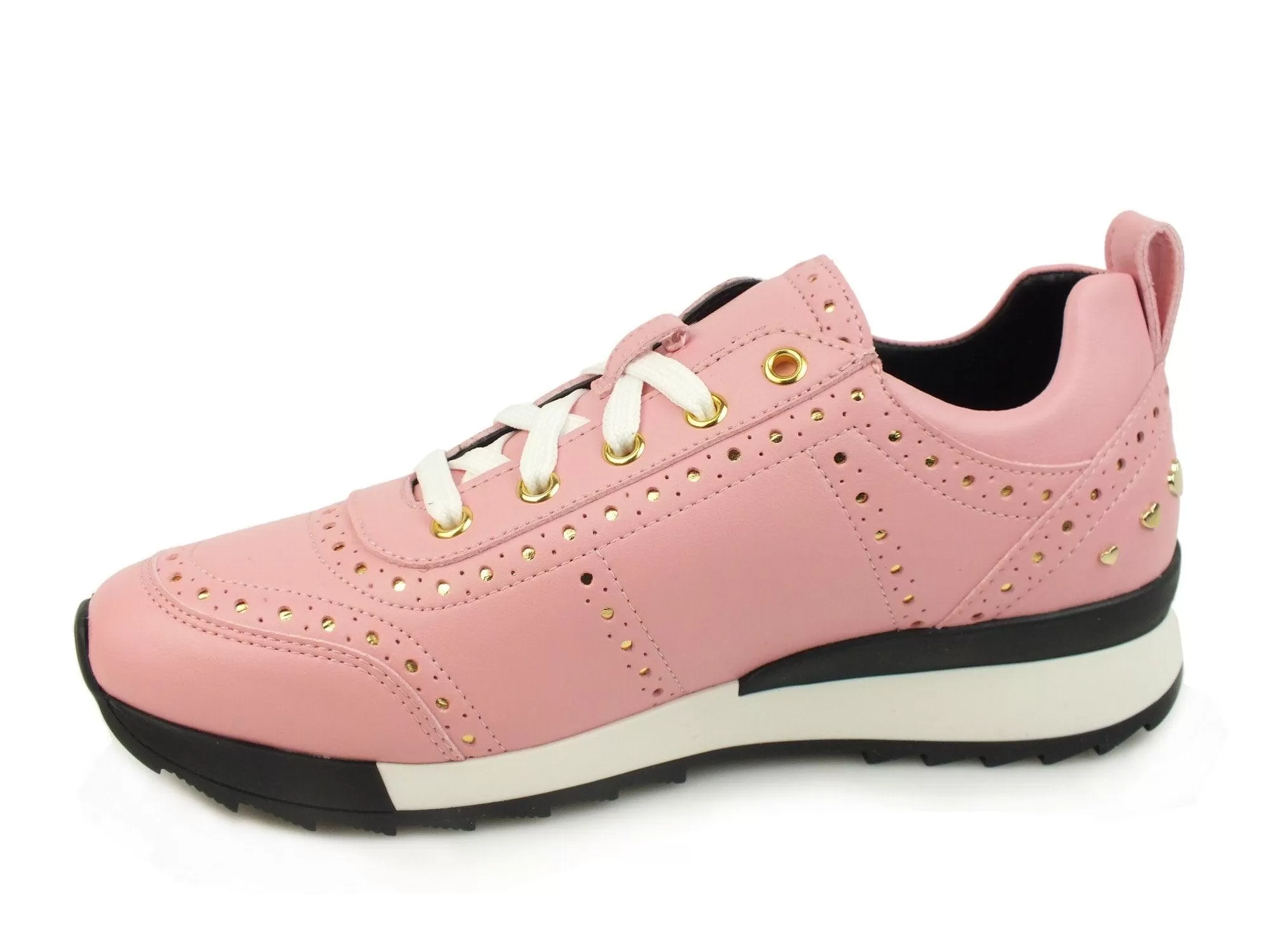 LOVE MOSCHINO Power25 sneakers borchie PELLE ROSA JA15042G14IA260A