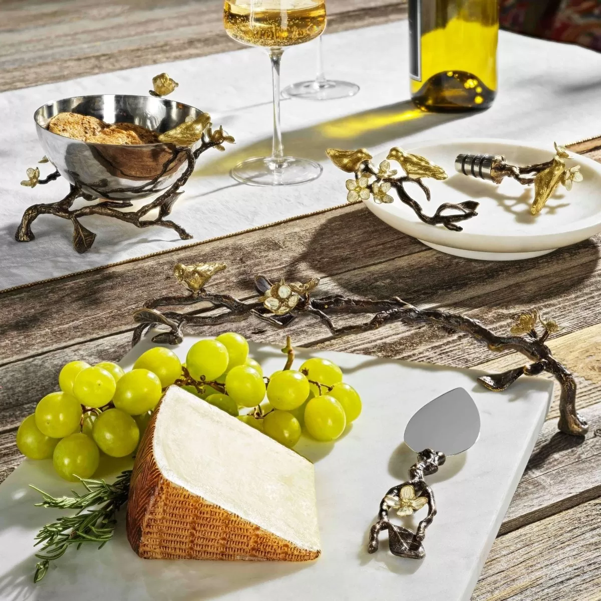 Lovebirds Cheeseboard with Knife