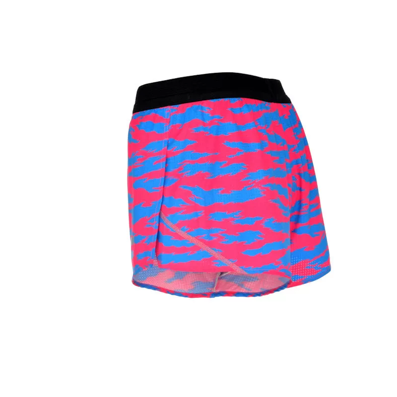 Men's Aeroelite 2" Split Shorts- Torn Camo Pink/Blue