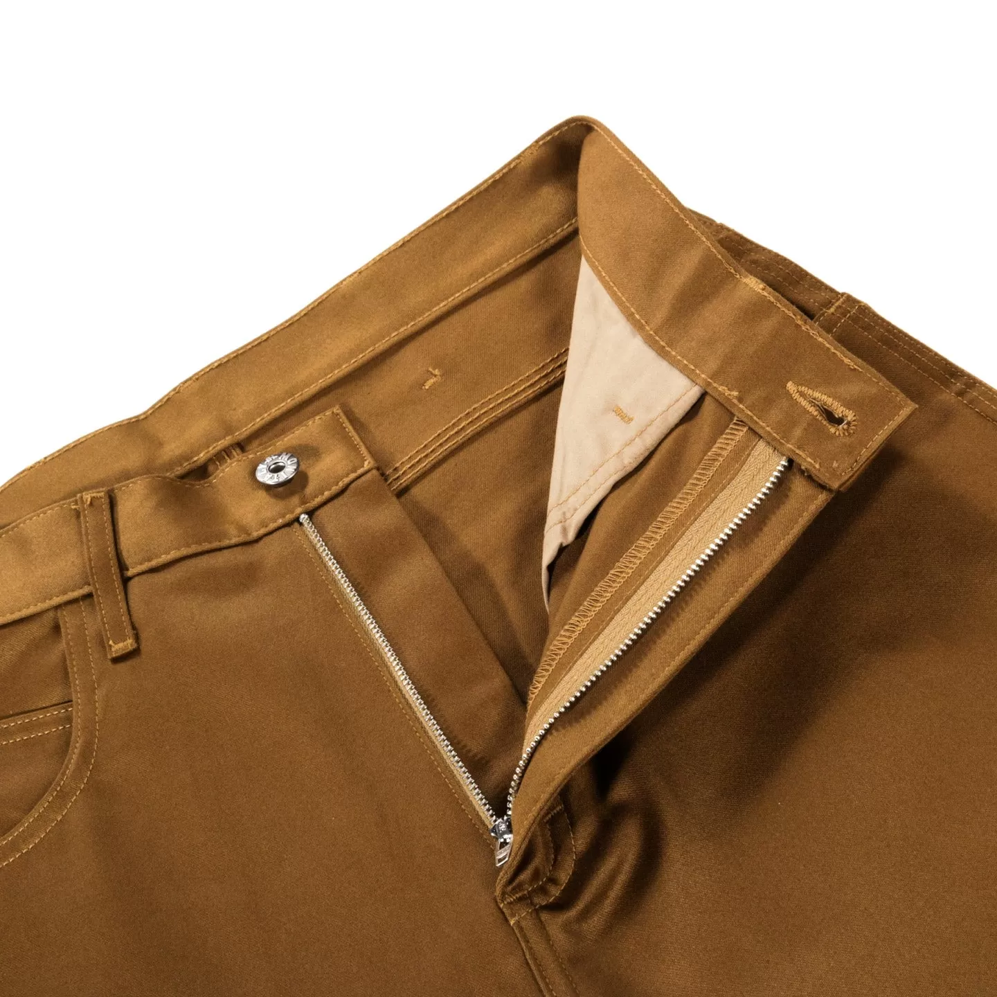 MONITALY DROP CROTCH PAINTER PANTS VANCLOTH SATEEN KHAKI