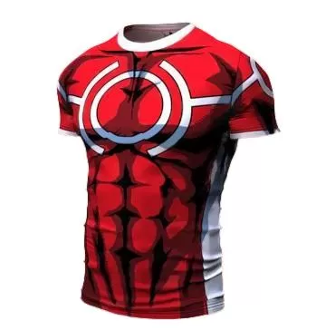 My Hero Academia 'All Might Silver Age' Short Sleeve Compression RashGuard