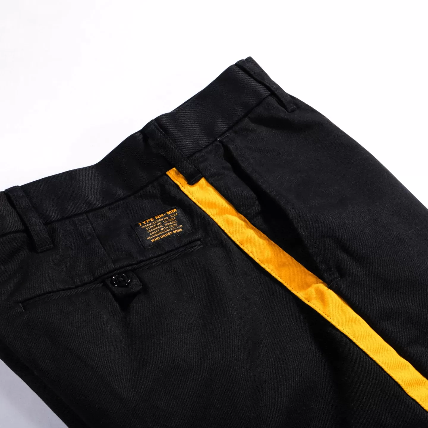 NEIGHBORHOOD MILITARY TROUSERS BLACK