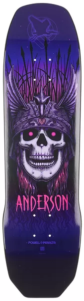 POWELL PERALTA DECK ANDY ANDERSON HERON PURPLE 8.45 X 31.8