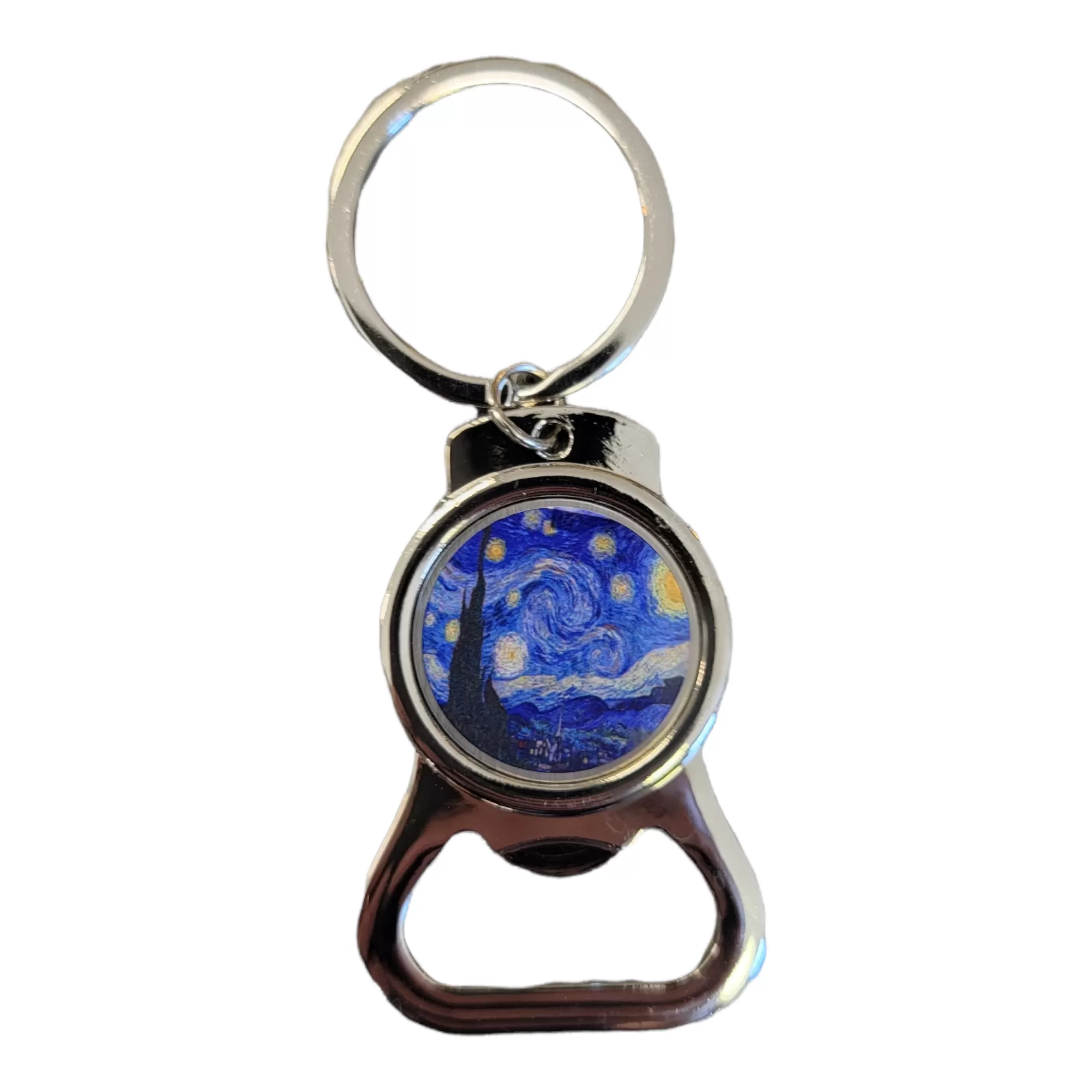 Starry Night Keyring Bottle Opener