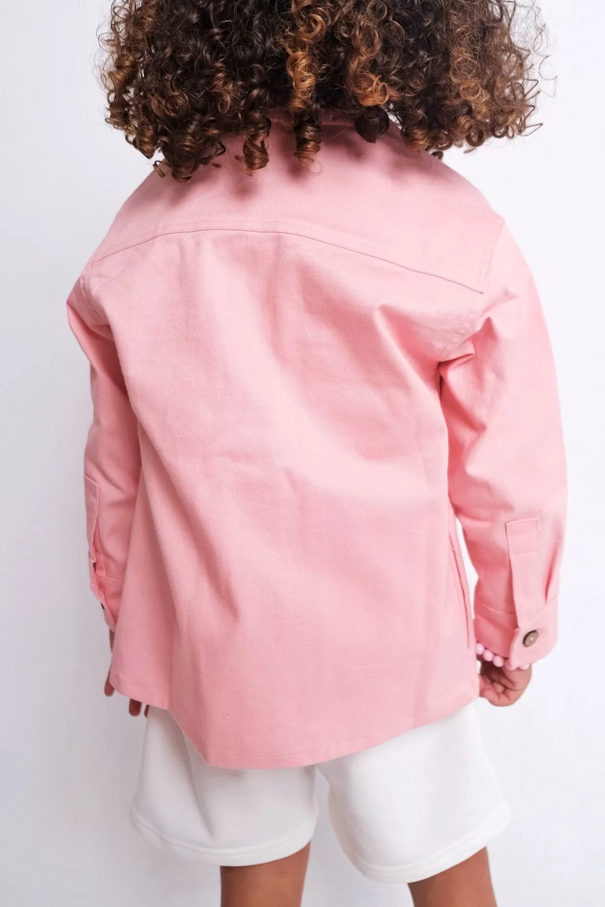 Unisex Salmon Long-Sleeved Overshirt