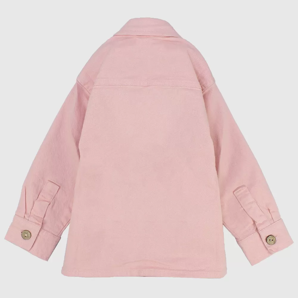 Unisex Salmon Long-Sleeved Overshirt