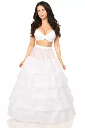 White Hoop Skirt